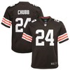 Cleveland Browns Nick Chubb #24 Nfl 2020 Brown Womens Jersey - Robokeg