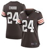 Cleveland Browns Nick Chubb #24 Nfl 2020 Brown Womens Jersey - Robokeg