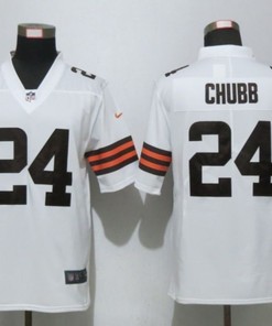 Cleveland Browns Nick Chubb #24 Nfl 2020 White Jersey Jersey - Robokeg