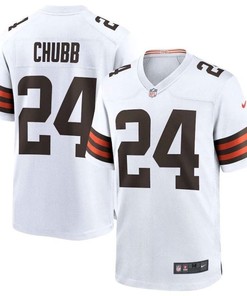 Cleveland Browns Nick Chubb #24 Nfl 2020 White Jersey - Robokeg