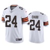 Cleveland Browns Nick Chubb White 2020 Vapor Limited Jersey - Mens - Robokeg