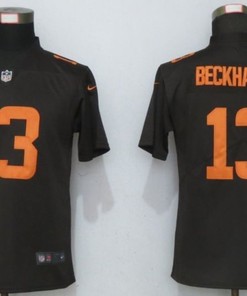 Cleveland Browns Odell Beckham Jr #13 Nfl 2020 Dark Brown Jersey - Robokeg