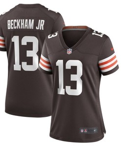 Cleveland Browns Odell Beckham Jr #13 Nfl 2020 Dark Brown Womens Jersey - Robokeg