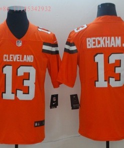 Cleveland Browns Odell Beckham Jr #13 Nfl 2020 Orange Jersey Jersey - Robokeg