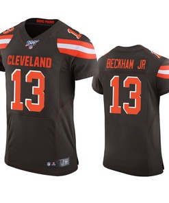 Cleveland Browns Odell Beckham Jr Brown 100th Season Vapor Elite Jersey - Robokeg