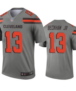 Cleveland Browns Odell Beckham Jr. Gray Inverted Legend Jersey - Robokeg