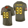 Cleveland Browns Sheldon Richardson 2019 Salute To Service Nfl 100 Mens Jersey Metallic - Robokeg
