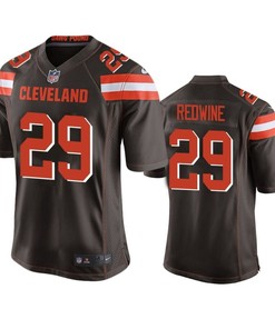 Cleveland Browns Sheldrick Redwine 2019 Nfl Draft Brown Game Jersey - Robokeg