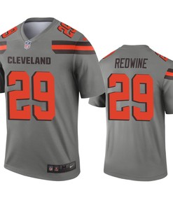 Cleveland Browns Sheldrick Redwine Gray Inverted Legend Jersey - Robokeg