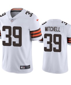 Cleveland Browns Terrance Mitchell White 2020 Vapor Limited Jersey - Mens - Robokeg