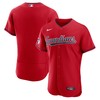 Cleveland Guardians Alternate Authentic Team Jersey Red Mlb - Robokeg