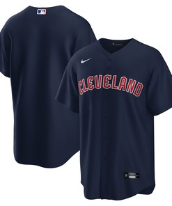 Cleveland Guardians Alternate Replica Jersey Navy Mlb - Robokeg