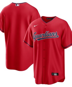 Cleveland Guardians Alternate Replica Team Jersey - Red Mlb - Robokeg