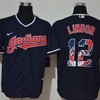 Cleveland Guardians Francisco Lindor #12 2020 Mlb Jersey - Dark Blue - Robokeg