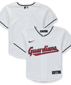 Cleveland Guardians Preschool Home Replica Team Jersey - White Mlb - Robokeg