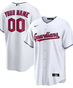 Cleveland Guardians Replica Custom Jersey - White Custom Jerseys Mlb - Robokeg