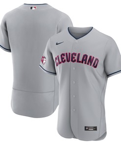 Cleveland Guardians Road Authentic Team Jersey - Gray Mlb - Robokeg