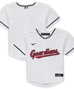 Cleveland Guardians Toddler Replica Team Jersey - White Mlb Ver 1 - Robokeg