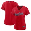 Cleveland Guardians Womens Alternate Replica Team Jersey Red Mlb - Robokeg