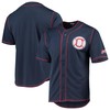 Cleveland Indians Stitches Team Color Button-Down Jersey - Navy/Red Jersey - Robokeg