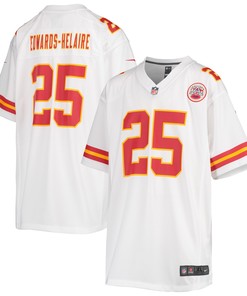 Clyde Edwards-helaire Kansas City Chiefs Game Jersey - White Nfl - Robokeg