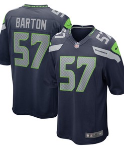 Cody Barton Seattle Seahawks Game Jersey - College Navy Nfl - Robokeg