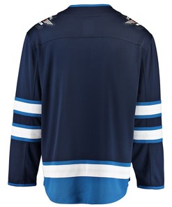 Colby Barlow #39 Winnipeg Jets 2023 NHL Draft Home Breakaway Men Jersey - Navy - Robokeg