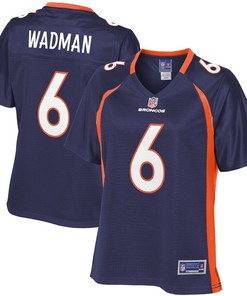 Colby Wadman Denver Broncos Nfl Pro Line Womens Alternate Team Player Jersey - Navy - Robokeg