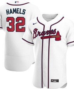 Cole Hamels Atlanta Braves Home Authentic Player Jersey - White Mlb - Robokeg