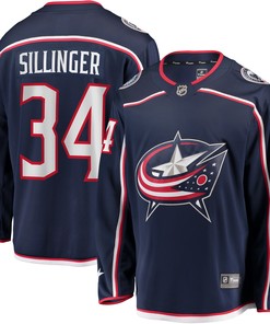 Cole Sillinger Columbus Blue Jackets Fanatics Branded Home Breakaway Player Jersey - Navy Nhl - Robokeg