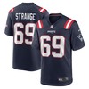 Cole Strange New England Patriots 2022 Nfl Draft First Round Pick Game Jersey - Navy Nfl - Robokeg