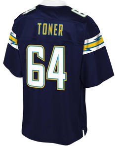 Cole Toner Los Angeles Chargers Nfl Pro Line Player Jersey - Navy - Robokeg