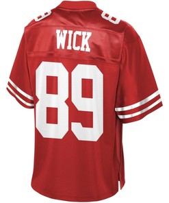 Cole Wick San Francisco 49ers Nfl Pro Line Team Player Jersey - Scarlet - Robokeg