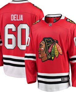 Collin Delia Chicago Blackhawks Fanatics Branded Home Breakaway Player Jersey - Red Nhl - Robokeg