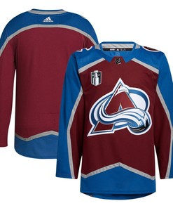 Colorado Avalanche 2022 Stanley Cup Final Patch Blank Jersey - Burgundy - Robokeg