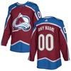Colorado Avalanche Adidas Authentic Custom Jersey - Burgundy Custom Jerseys Nhl - Robokeg
