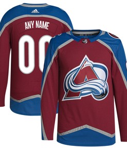 Colorado Avalanche Adidas Home Primegreen Authentic Pro Custom Jersey - Burgundy Custom Jerseys Nhl - Robokeg