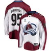 Colorado Avalanche Andre Burakovsky 95 Away 2022 Stanley Cup Playoffs Breakaway Men Jersey - White - Robokeg