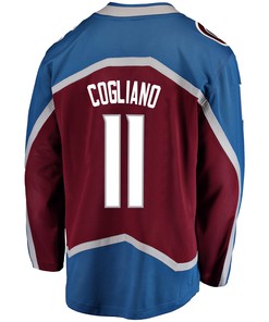 Colorado Avalanche Andrew Cogliano 11 Home 2022 Stanley Cup Champions Breakaway Men Jersey - Burgundy - Robokeg
