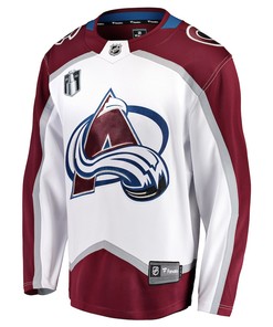 Colorado Avalanche Away 2022 Stanley Cup Final Breakaway Jersey - White - Robokeg