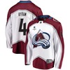 Colorado Avalanche Bowen Byram 4 Away 2022 Stanley Cup Playoffs Breakaway Men Jersey - White - Robokeg