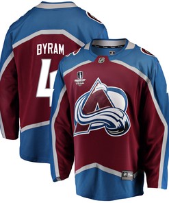 Colorado Avalanche Bowen Byram 4 Home 2022 Stanley Cup Final Breakaway Men Jersey - Burgundy - Robokeg