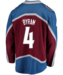 Colorado Avalanche Bowen Byram 4 Home 2022 Stanley Cup Playoffs Breakaway Men Jersey - Burgundy - Robokeg