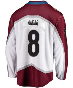 Colorado Avalanche Cale Makar 8 Away 2022 Stanley Cup Final Breakaway Men Jersey - White - Robokeg