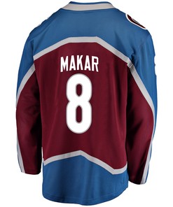 Colorado Avalanche Cale Makar 8 Home 2022 Stanley Cup Final Breakaway Men Jersey - Burgundy - Robokeg