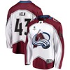 Colorado Avalanche Darren Helm 43 Away 2022 Stanley Cup Playoffs Breakaway Men Jersey - White - Robokeg