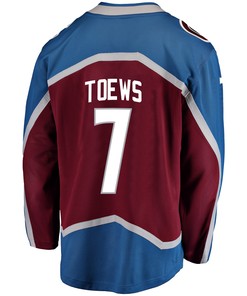 Colorado Avalanche Devon Toews 7 Home 2022 Stanley Cup Final Breakaway Men Jersey - Burgundy - Robokeg