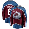 Colorado Avalanche Erik Johnson 6 Home 2022 Stanley Cup Champions Breakaway Men Jersey - Burgundy - Robokeg