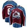 Colorado Avalanche Erik Johnson 6 Home 2022 Stanley Cup Final Breakaway Men Jersey - Burgundy - Robokeg