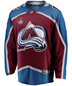 Colorado Avalanche Erik Johnson 6 Home 2022 Stanley Cup Final Breakaway Men Jersey - Burgundy - Robokeg